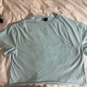 Target Light Blue Women's Crop Top
